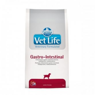 וט לייף אינטסטינל גסטרו מזון יבש לכלבים ייעודי (רפואי) לתמיכה בתפקוד מערכת העיכול 12 ק”ג