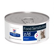 הילס Z/D מזון רטוב לחתולים ייעודי (רפואי) לתמיכה ברגישות למזון 156 גרם
