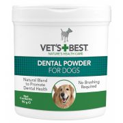 וטס בסט אבקה דנטלית לניקוי שיניים של כלבים  - 90 גרם Vets Best Dental Powder